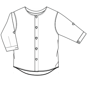 Fashion sewing patterns for GIRLS Shirts